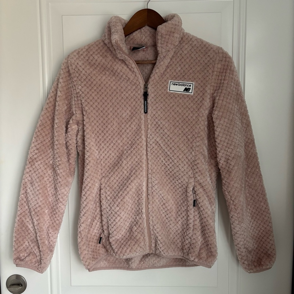 {New Balance} Pink Fleece Zip Up